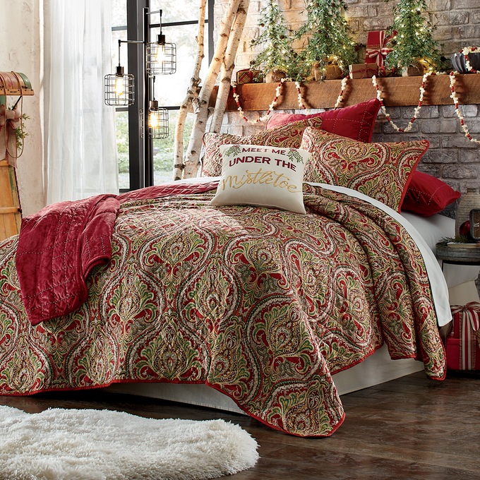 Meet Me Under The Mistletoe Pillow, , large