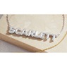 Personalized Name Bubble Letters Necklace, , large