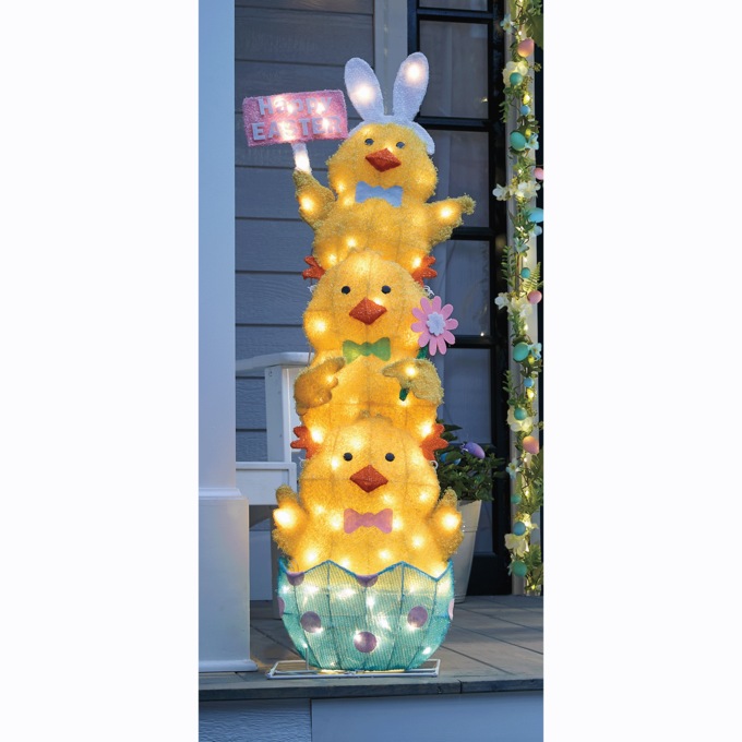 Lit Stacked Chicks, , large