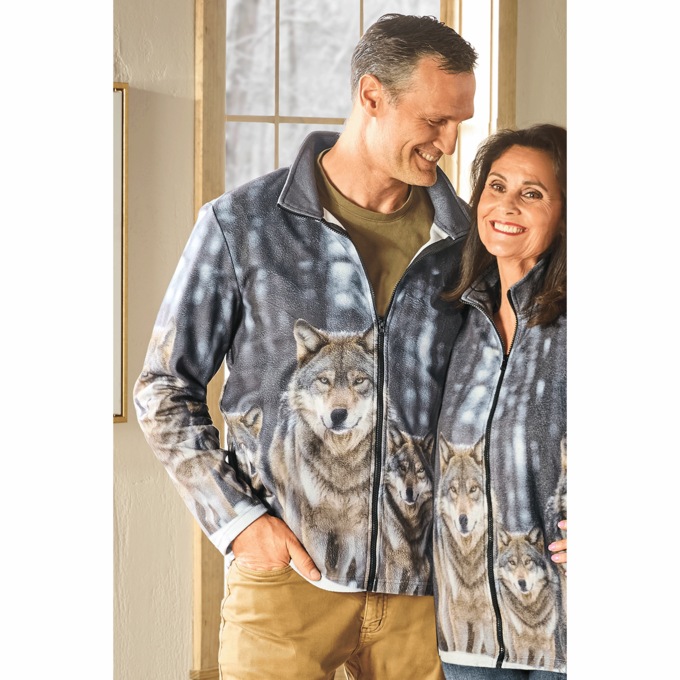 Wildlife Fleece Jacket, , large