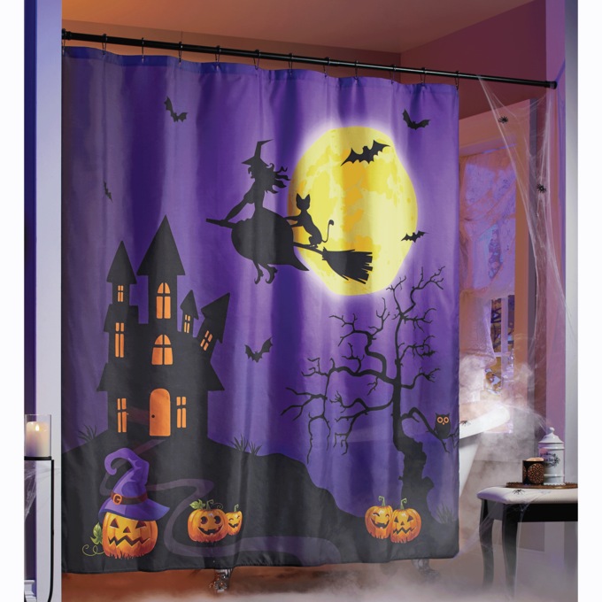 Holiday Shower Curtain, , large