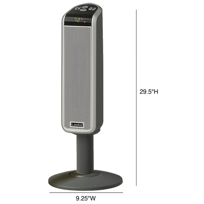 Lasko Digital Pedestal Heater, , large