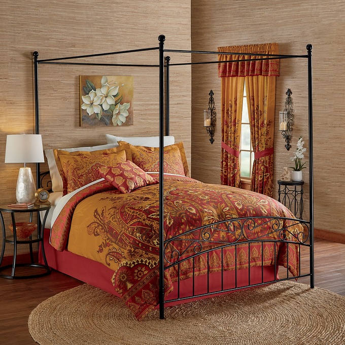 Leanne Canopy Bed, , large