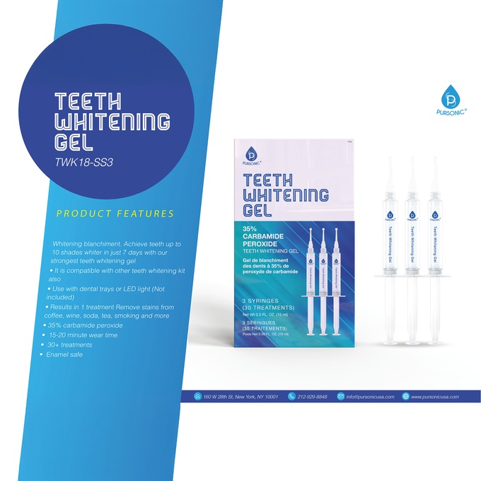 Pursonic Teeth Whitening Gel Refills, , large