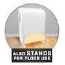 Handy Heater Wall-Mountable Room Heater, White, large