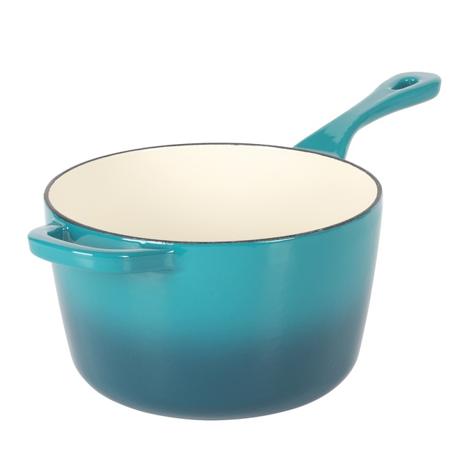 Crock Pot Artisan 3-qt. Enameled Cast Iron Saucepan with Lid, , large