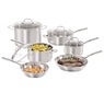 Guy Fieri Flavortown 10-Piece Stainless Steel Cookware Set, , large