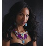 Ornate Blues/Purple Necklace, , large