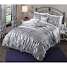 Bella Satin Ruffled 7-Piece Comforter Set and 5-Piece Window Set, , large