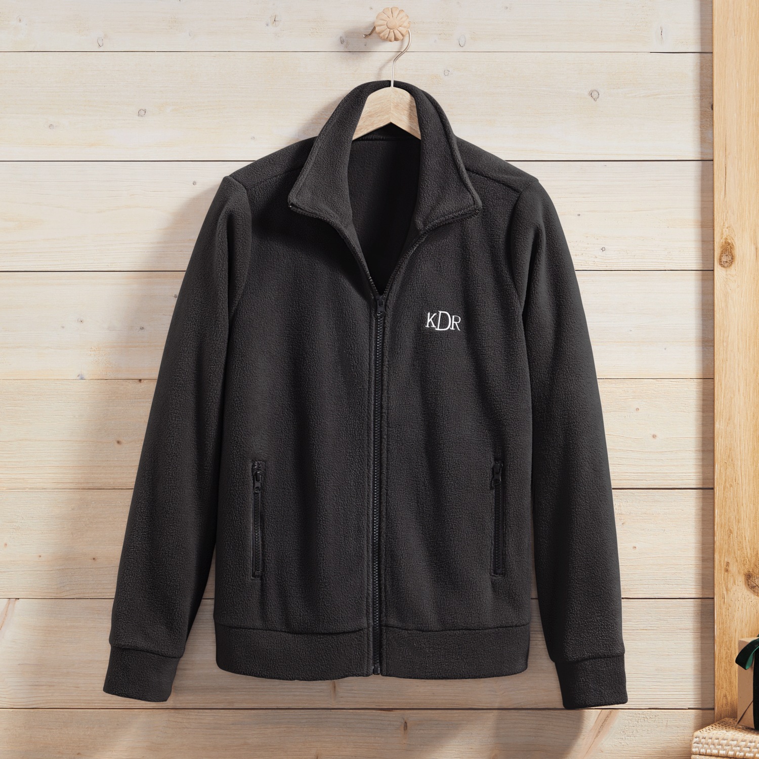 【 jentlouis】Fleece Lining Switching Zip Personalized Women's Fleece Jacket | Seventh Avenue