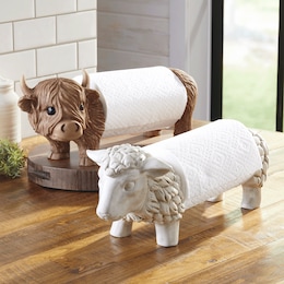 Farm Animal Paper Towel Holder, , large
