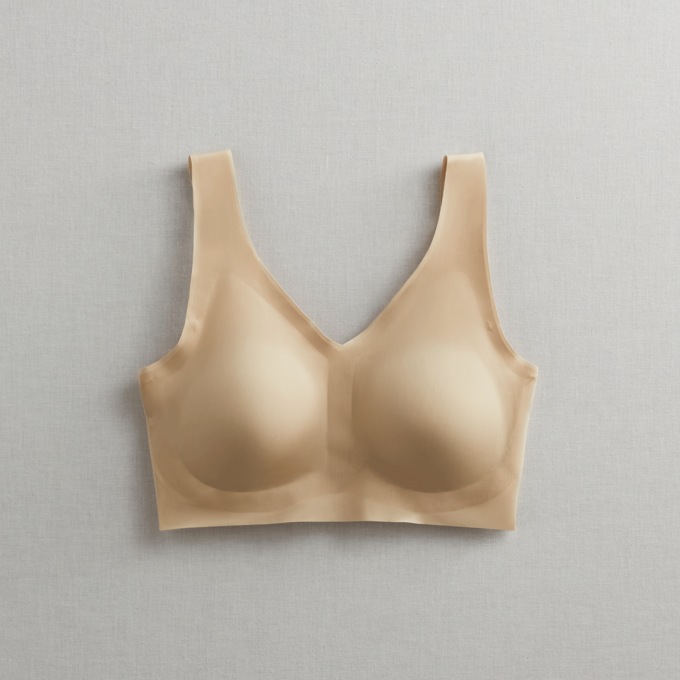 Hanes Women&rsquo;s Invisible Embrace Pullover Bralette with Removable Foam Cups, , large