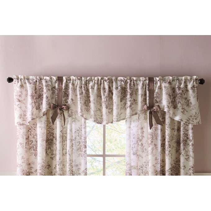 Toile Bow French Country Window Valance, , large
