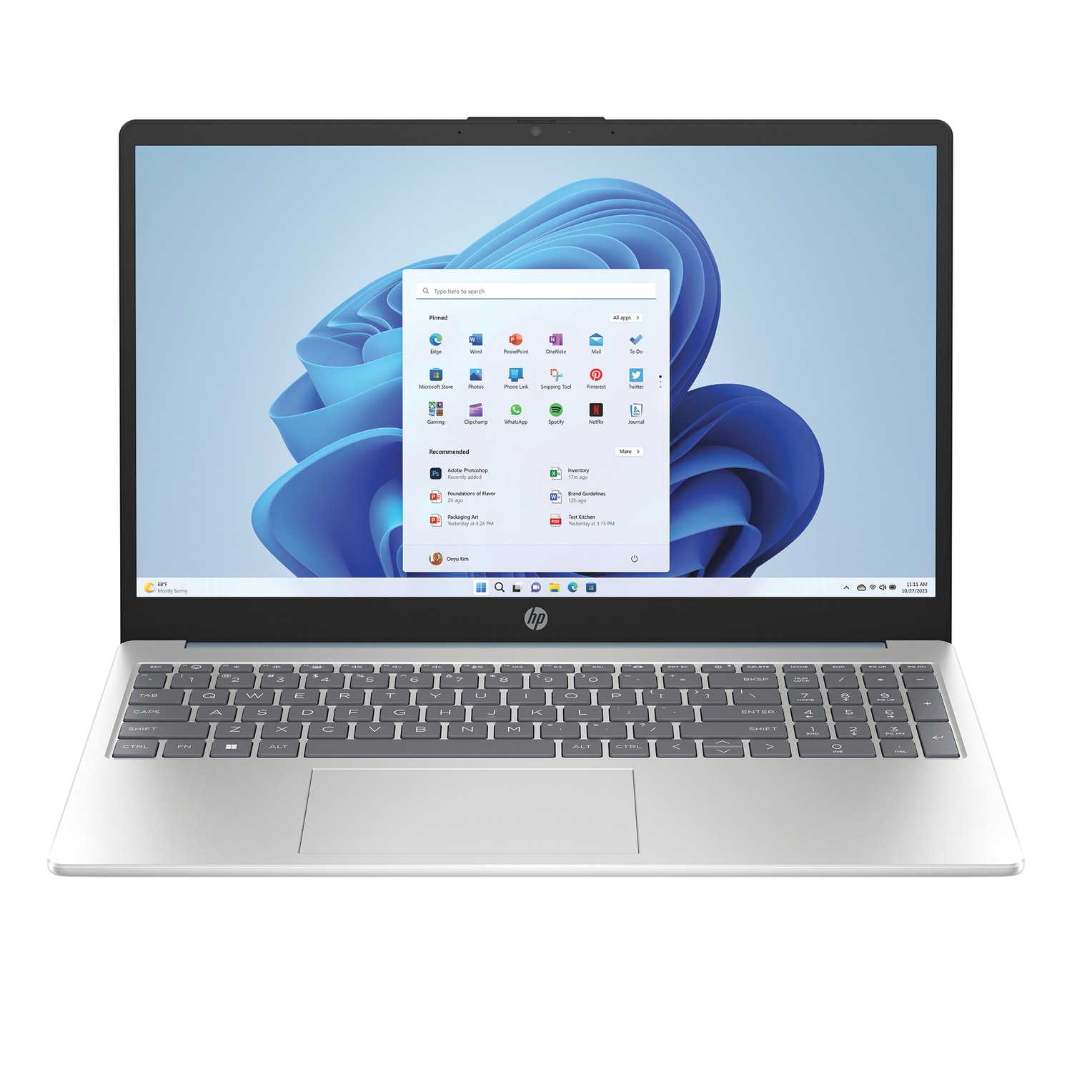 hp 15-bw001AU AMDマーブル調パームレスト③ HP 15.6