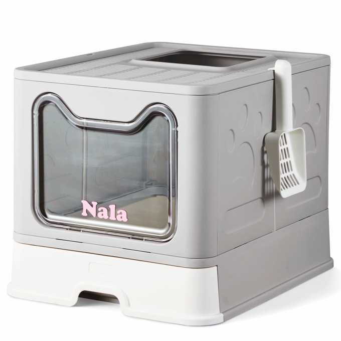 One-Way Litter Bin with Scoop, , large