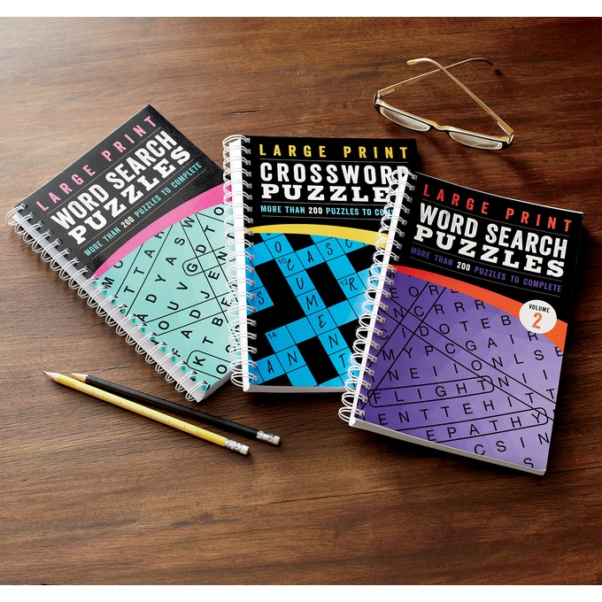 Large Print Puzzle Book Seventh Avenue