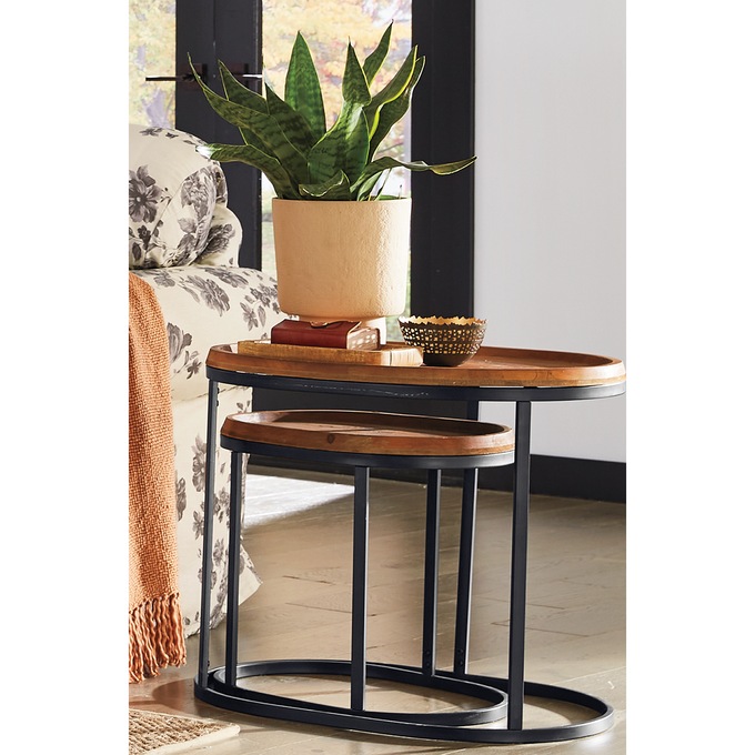 Set Of 2 Chateau Nesting Tables, , large