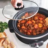 Green Life Slow Cooker Healthy Duo 6-Quart Slow Cooker, Black, large