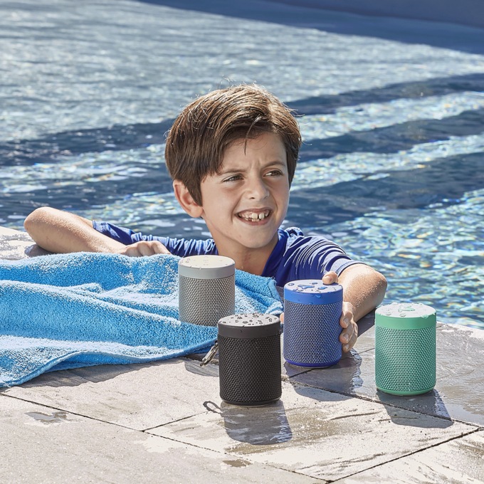 iLive Waterproof Wireless Bluetooth Speaker, , large