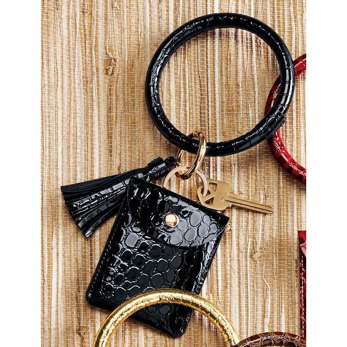 Keychain Wallet Bangle, , large