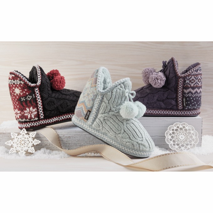 MUK LUKS Amira Slipper Bootie, , large