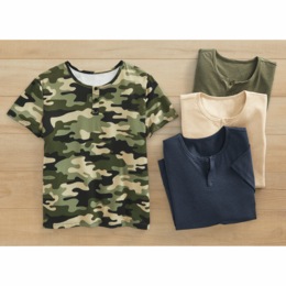 Outdoor Short-Sleeve Henley, , large