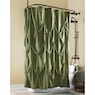 Serene Ruched Shower Curtain, , large