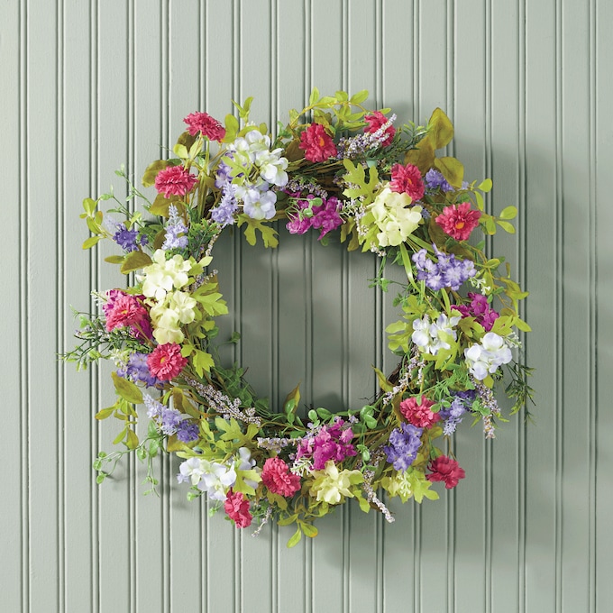 Spring Blooms Wreath, , large