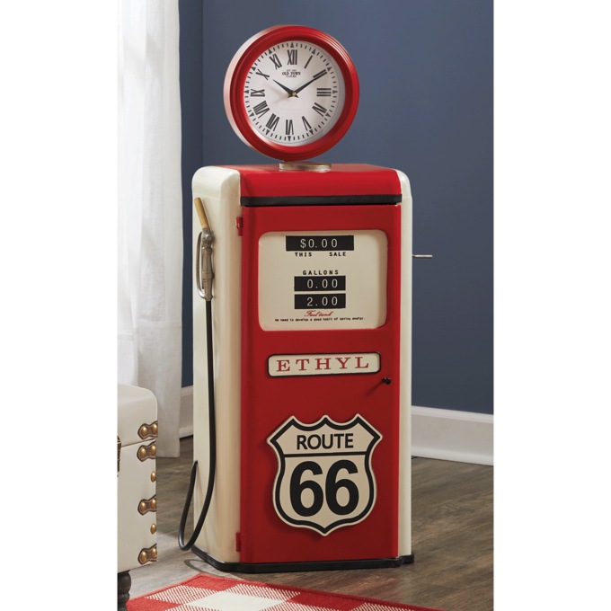 Retro Route 66 Clock, , large