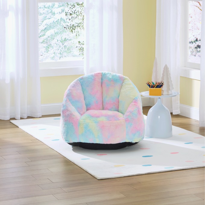 Kids&rsquo; Tie-Dye Bean Bag Chair, , large
