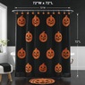 Tufted Chenille Halloween Shower Curtain, , large