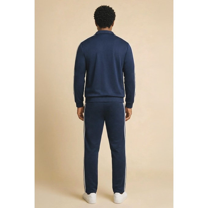 Casual 2 Piece Men's Active Set with Side Stripe Accents, , large