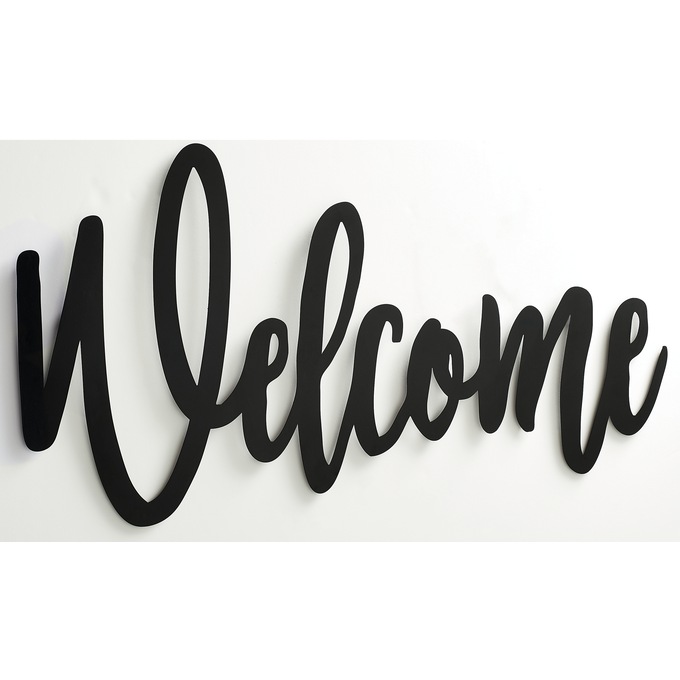 Metal Welcome Wall Sign, , large
