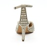 Azalea Wang Davina Ankle Strap 3" Pump with Rhinestones and Faux Pearls, , large