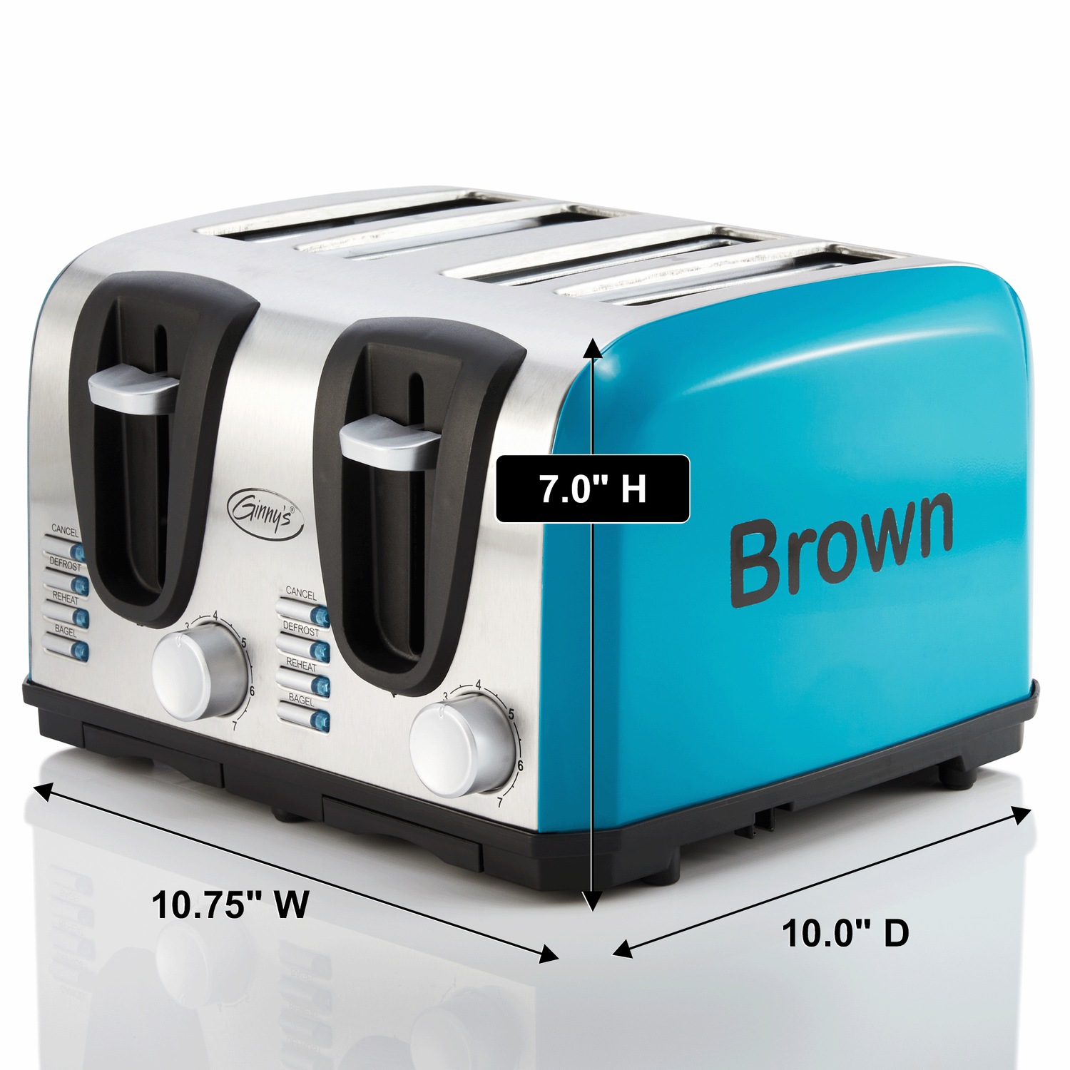 Ginny's Essential 4-Slice Toaster | Seventh Avenue