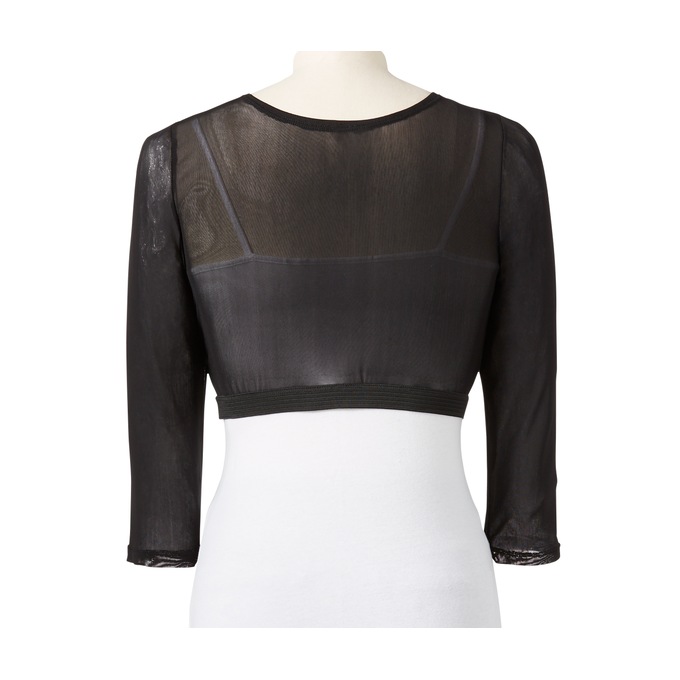 Sheer Sleeves Top, , large