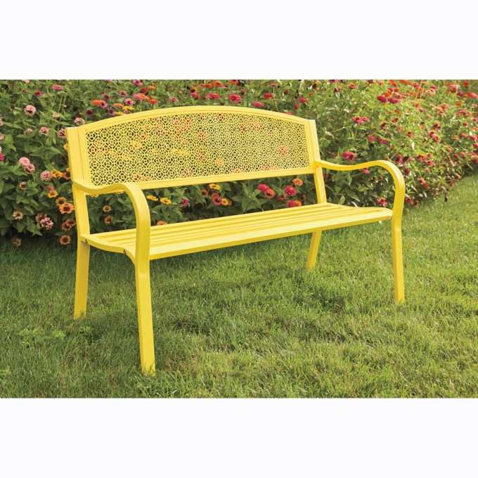 Colorful Garden Bench, , large