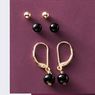 Gemstone Bead 3-Pair Earring Set, , large