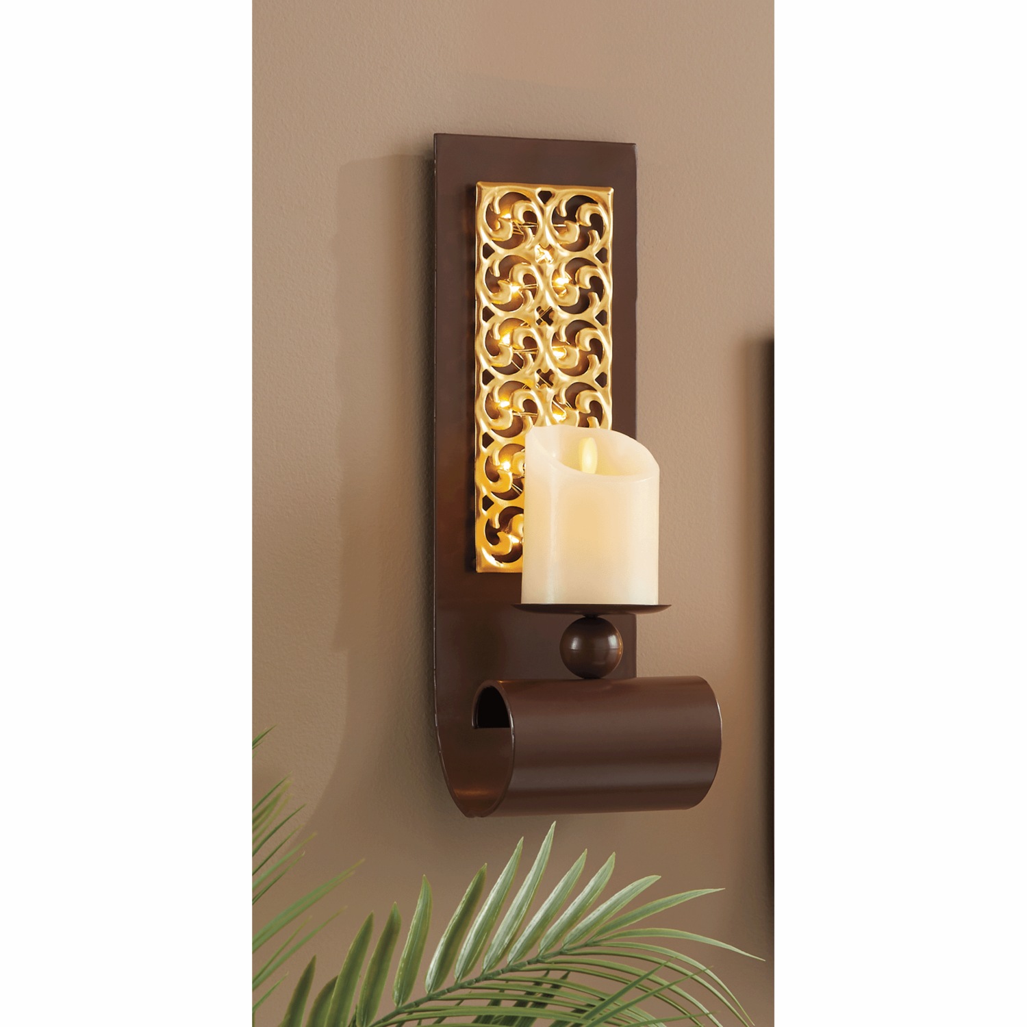 Backlit Candle Sconce | Seventh Avenue