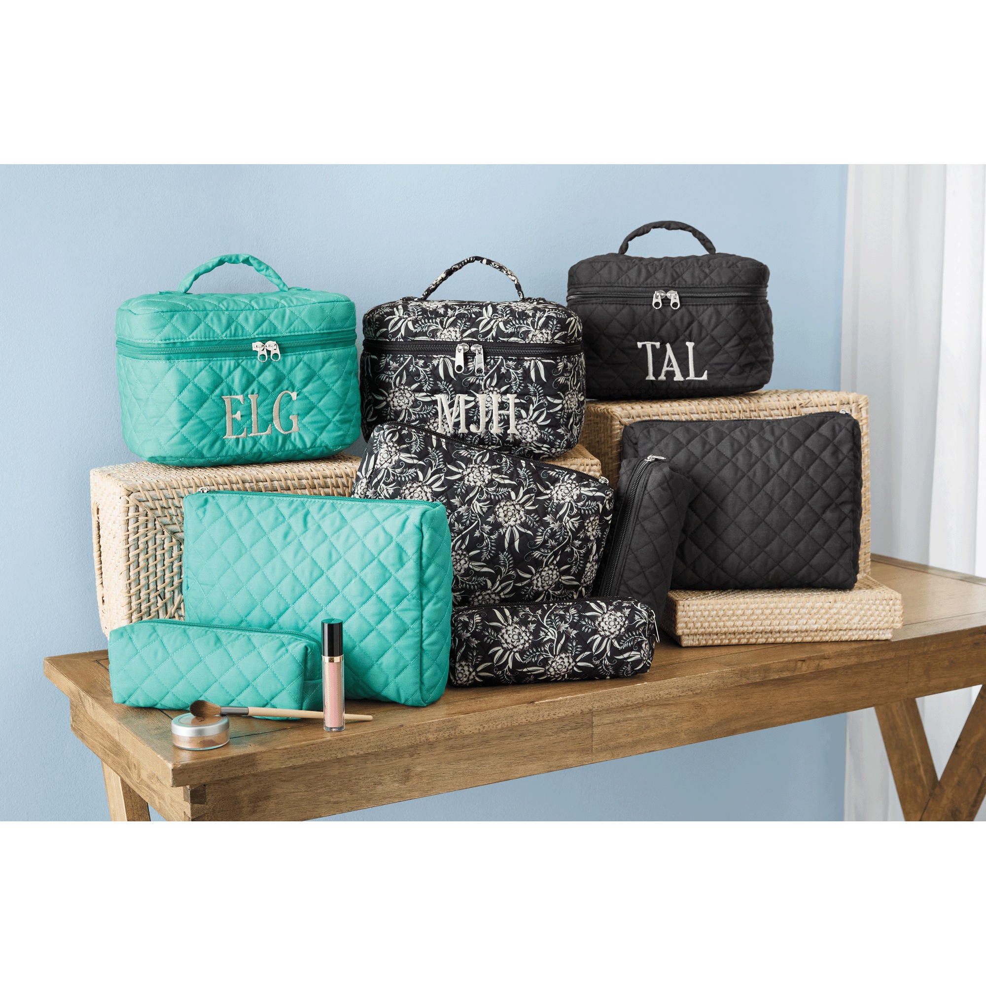 Personalized 3-Piece Travel Bag Set, , large
