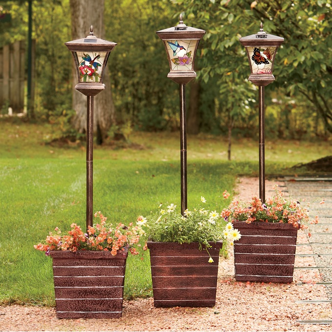 Solar Lantern Planter, , large