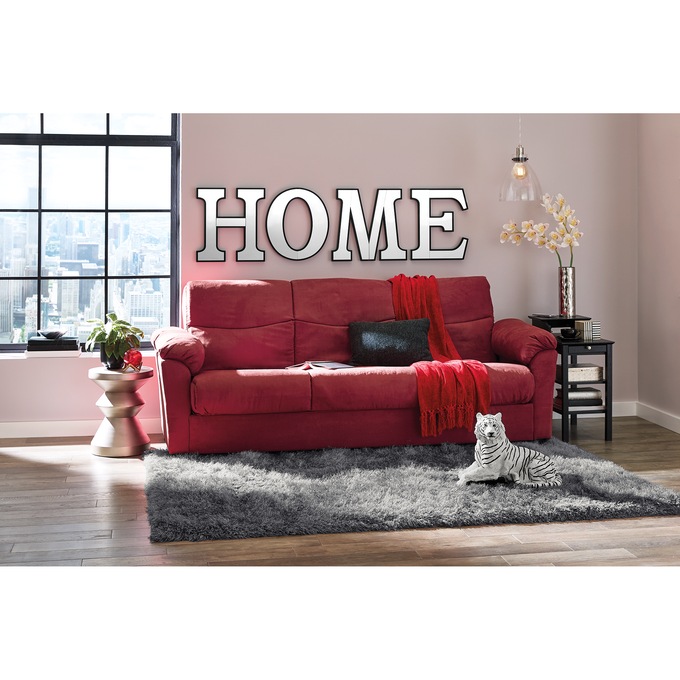 Set of 4 Mirrored Home Letters, , large