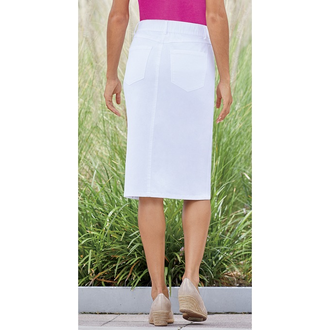 So Chic Denim Skirt, , large