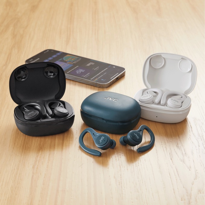 JVC True Wireless Fitness Earbuds, , large