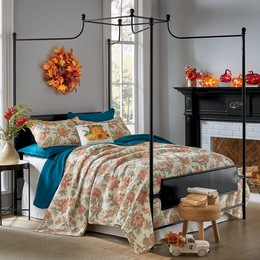 Cathedral Canopy Iron Bed, , large