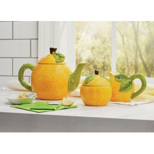 Lucky Lemon Teapot Serving Set, , large