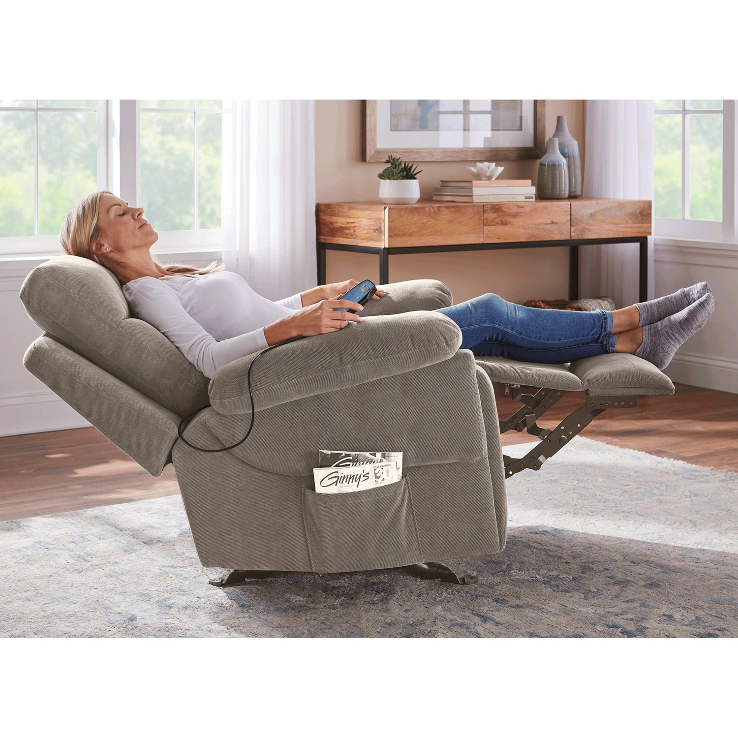 Rocking Recliner with Massage and Heat | Seventh Avenue