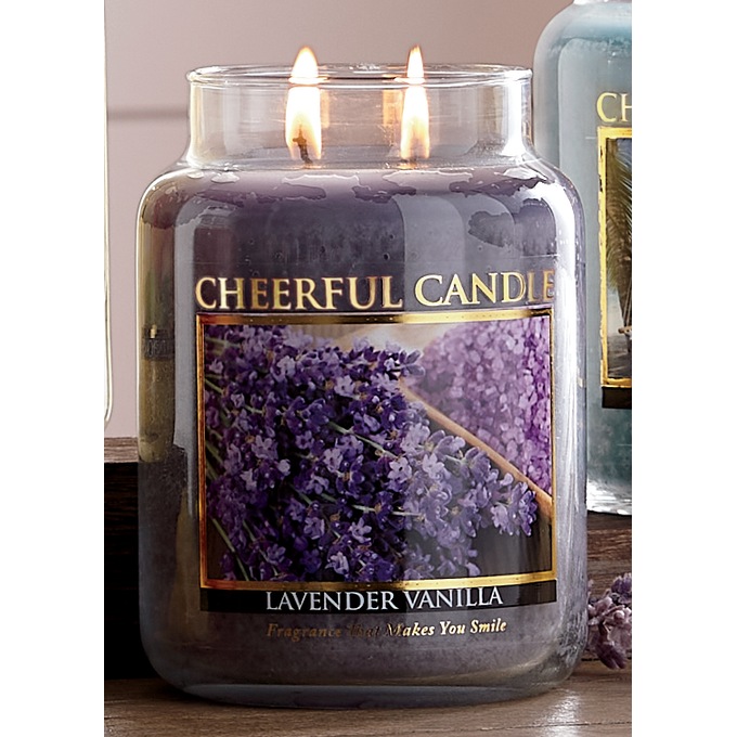 Cheerful Large Jar Candle, 24 Ounces, , large