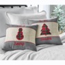 Appliqued Christmas Icon Decorative Pillow, , large