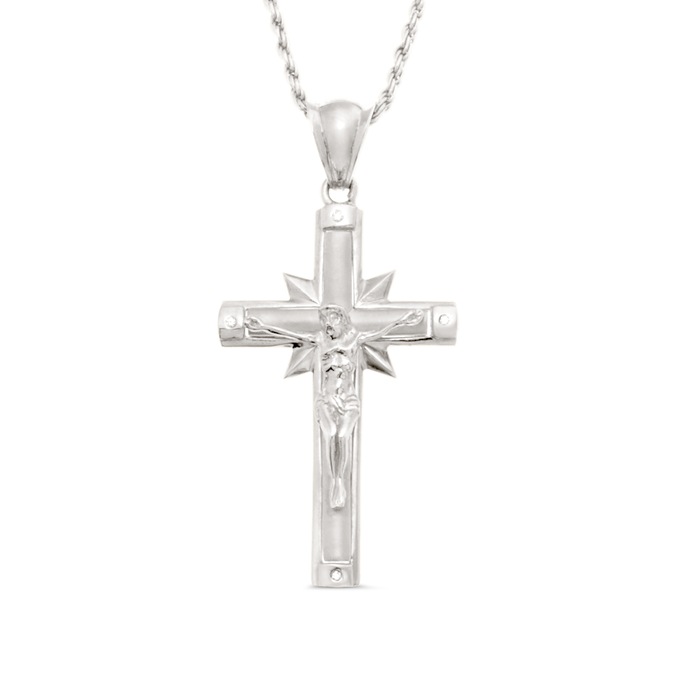 Large Crucifix Pendant, , large